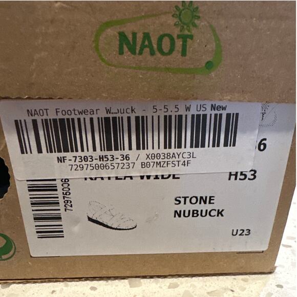 NAOT Kayla Nubuck Suede Wedge Women's Sandals Slingback Sz 36 = US 5-5.5 Wide - Picture 11 of 11